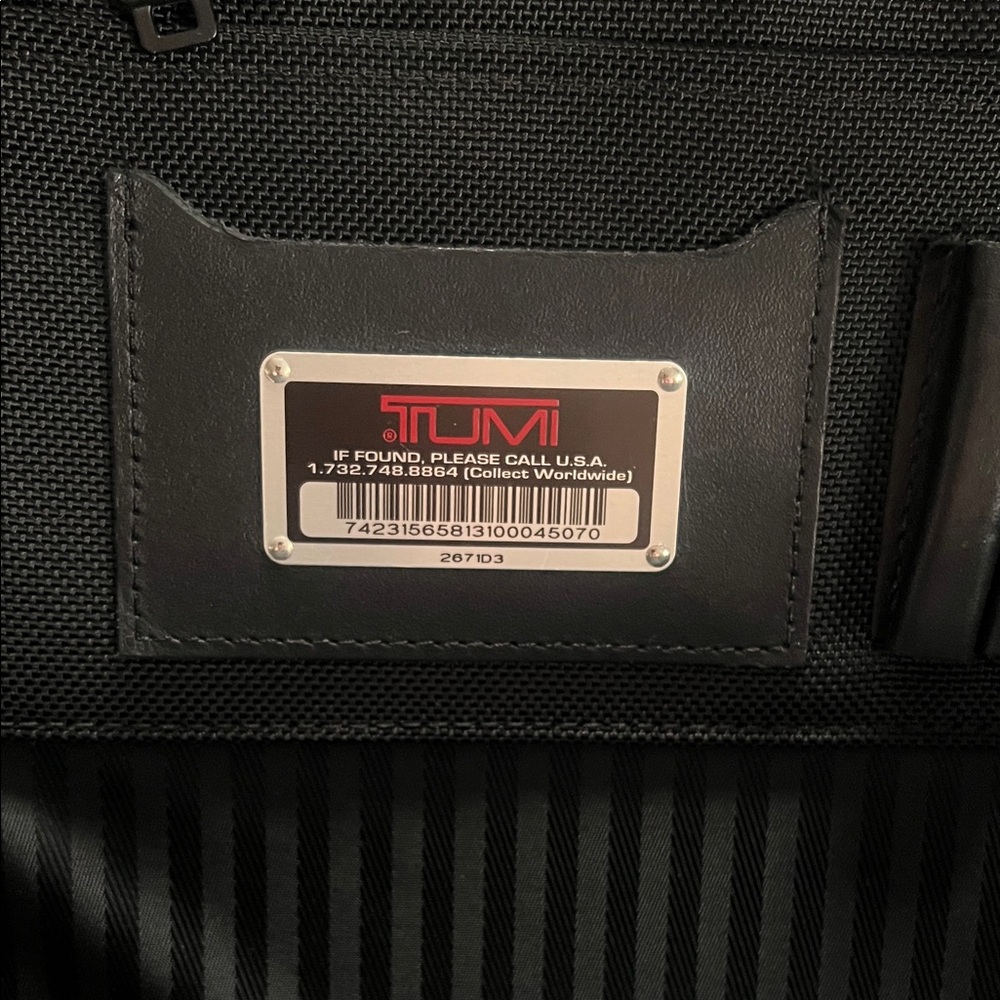 TUMI Expandable Organizer Briefcase Laptop Bag - Picture 4 of 7